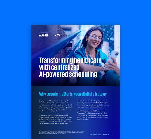 Transforming Healthcare with Centralized AI-Powered Scheduling
